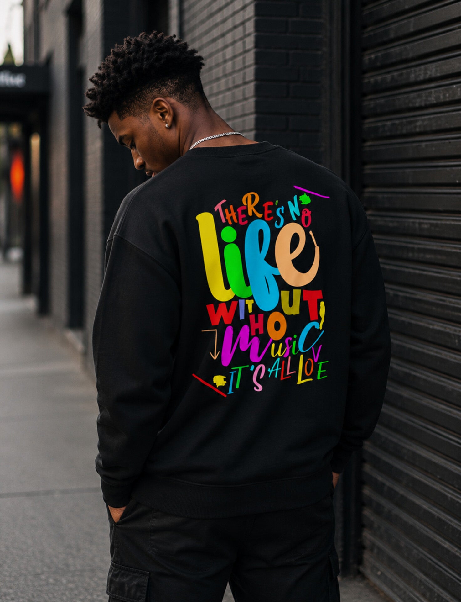 There's No Life Without Music Sweater